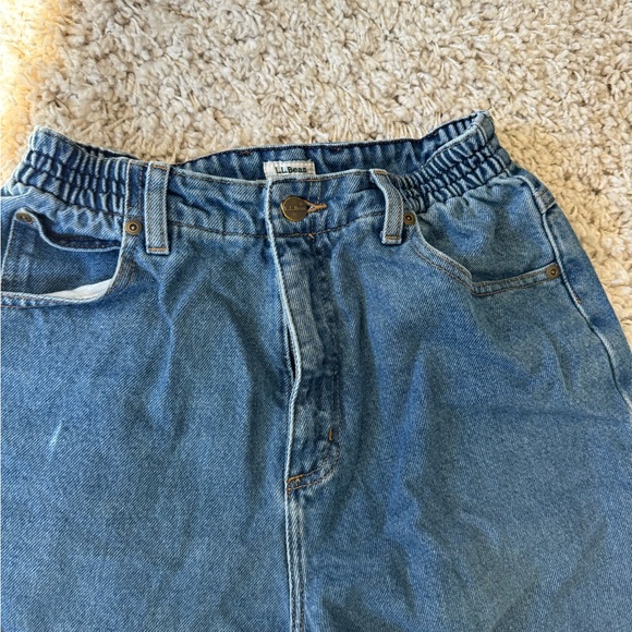 Super cute mom Jean dark blue washed high waisted, trending, trendy deni… - Picture 2 of 5